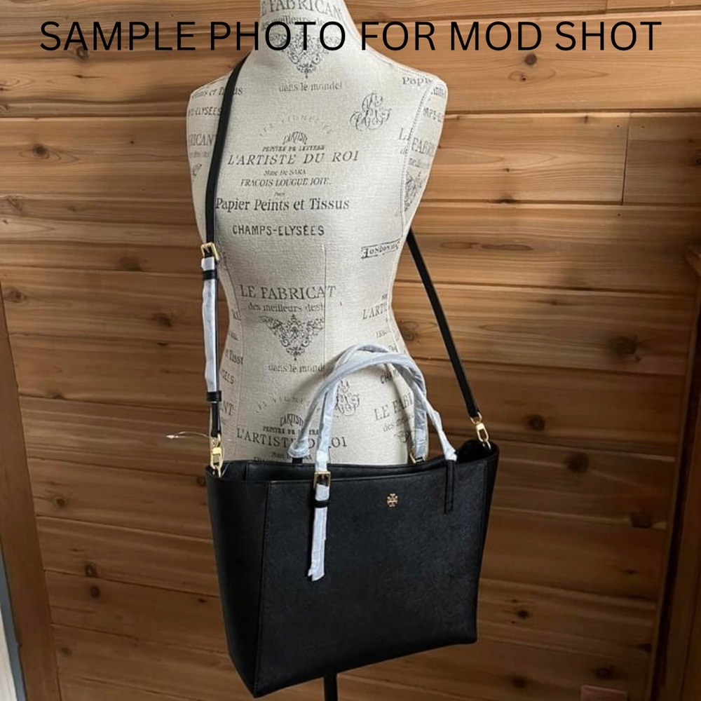 ❌❌SOLD❌❌New Tory Burch Emerson Tote Black - Picture 10 of 11